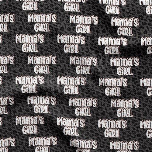 Mama's Girl Printed Liverpool Bullet Textured Stretch Solid Strip Thick Knit Jersey Fabric