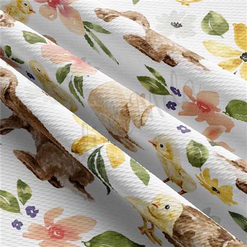 Easter Liverpool Bullet Textured Stretch Solid Strip Thick Knit Jersey Fabric