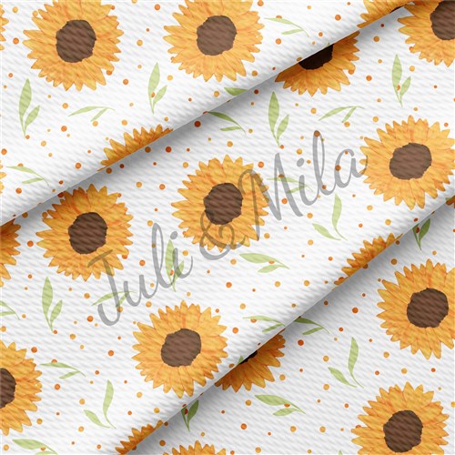 Sunflowers Floral Printed Liverpool 4 Way Floral97 & Get a Free $89.99 Embroidery Bundle