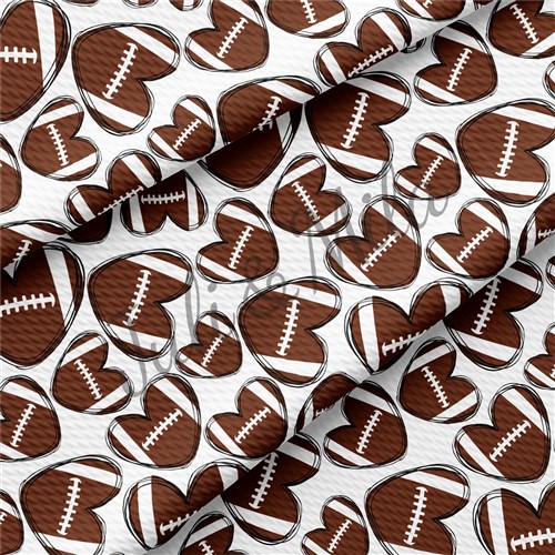 Football hearts Printed Liverpool Bullet Textured Stretch Solid Strip Thick Knit Jersey Fabric