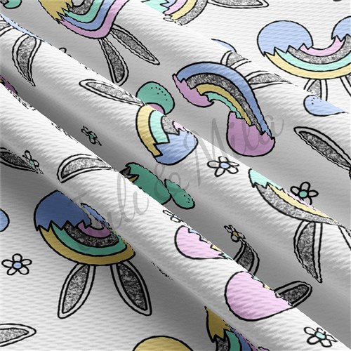Easter East96 TBP101 Liverpool Bullet Textured Stretch Solid Strip Thick Knit Jersey Fabric