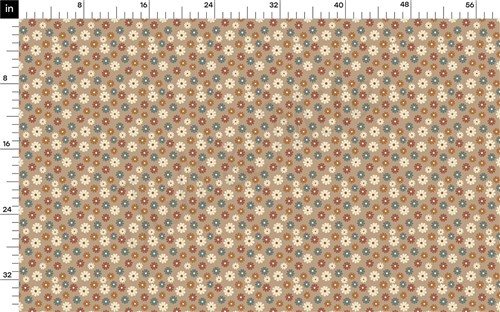Floral Flowers flowers Liverpool Bullet Textured Stretch Solid Strip Thick Knit Jersey Fabric