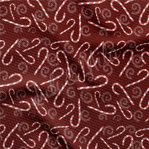 Christmas Printed Liverpool Bullet Textured Stretch Solid Strip Thick Knit Jersey Fabric