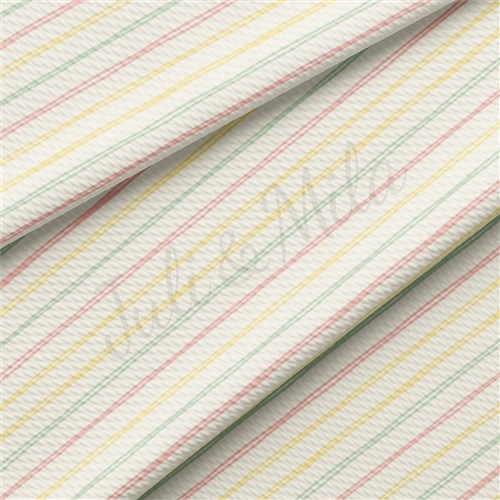 Easter AA2359 Liverpool Bullet Textured Stretch Solid Strip Thick Knit Jersey Fabric