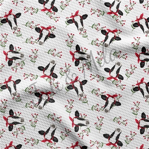 Printed Liverpool Fabric Cow & Get a Free $89.99 Embroidery Bundle