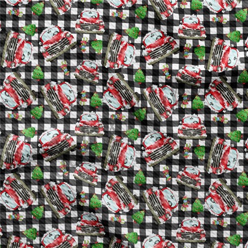 Christmas Liverpool Bullet Textured Stretch Solid Strip Thick Knit Jersey Fabric