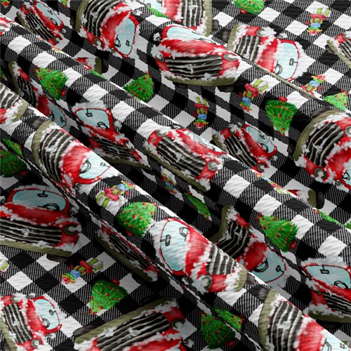 Christmas Liverpool Bullet Textured Stretch Solid Strip Thick Knit Jersey Fabric