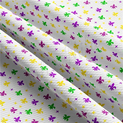 Mardi Gras AA2345 Liverpool Bullet Textured Stretch Solid Strip Thick Knit Jersey Fabric