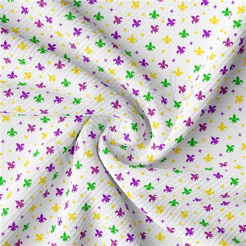 Mardi Gras AA2345 Liverpool Bullet Textured Stretch Solid Strip Thick Knit Jersey Fabric