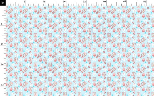 4th of July Patriotic Printed Liverpool Fabric AA1799 & Get a Free $89.99 Embroidery Bundle