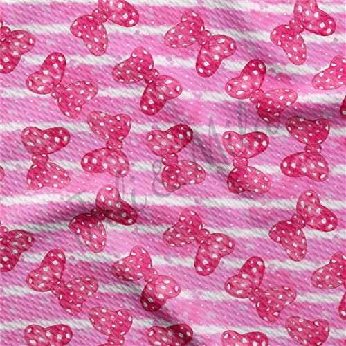 Valentine's Day Printed Liverpool Bullet Textured Stretch Solid Strip Thick Knit Jersey Fabric