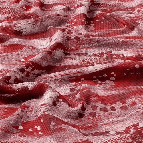 Printed Liverpool Bullet Textured Stretch Solid Strip Thick Knit Jersey Fabric