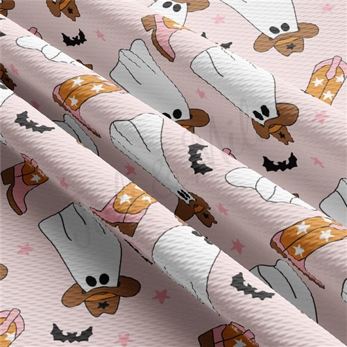 Fall Halloween cowboy ghosts Liverpool Bullet Textured Stretch Solid Strip Thick Knit Jersey Fabric