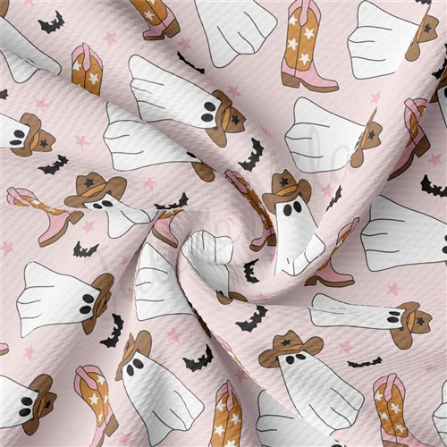Fall Halloween cowboy ghosts Liverpool Bullet Textured Stretch Solid Strip Thick Knit Jersey Fabric