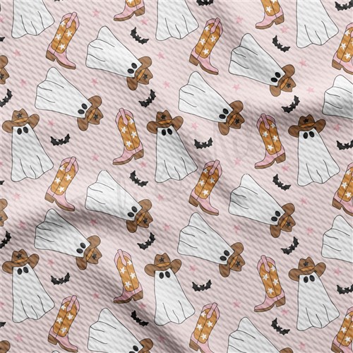 Fall Halloween cowboy ghosts Liverpool Bullet Textured Stretch Solid Strip Thick Knit Jersey Fabric