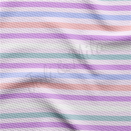 Easter East107 TBP101 Liverpool Bullet Textured Stretch Solid Strip Thick Knit Jersey Fabric