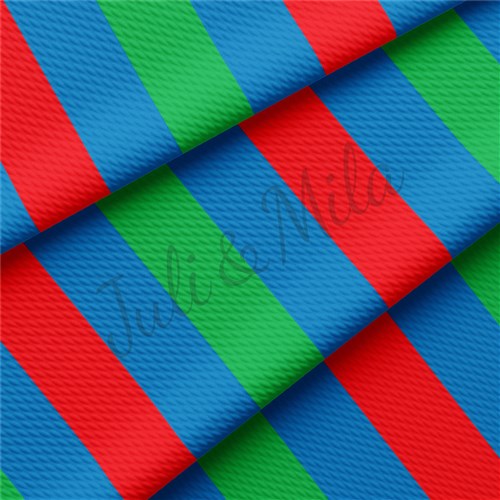 Printed s Liverpool Bullet Textured Stretch Solid Strip Thick Knit Jersey Fabric
