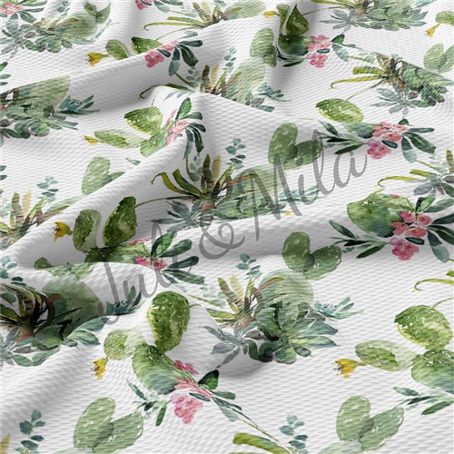 Printed Floral Liverpool Fabric Bow Floral (F24) & Get a Free $89.99 Embroidery Bundle