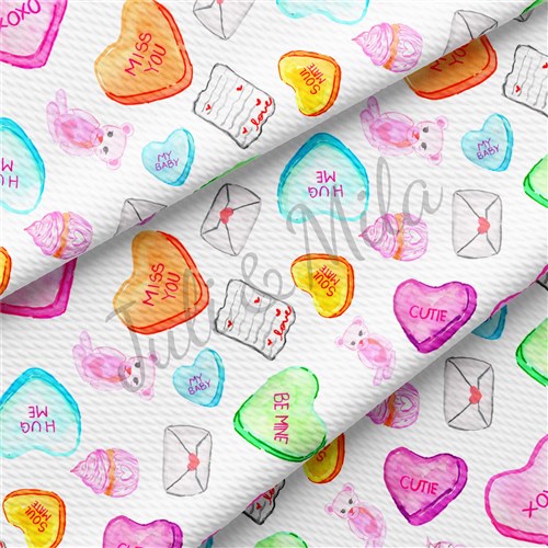 Valentine's Day Liverpool Bullet Textured Stretch Solid Strip Thick Knit Jersey Fabric