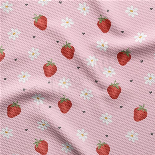 Valentine's Day Liverpool Bullet Textured Stretch Solid Strip Thick Knit Jersey Fabric