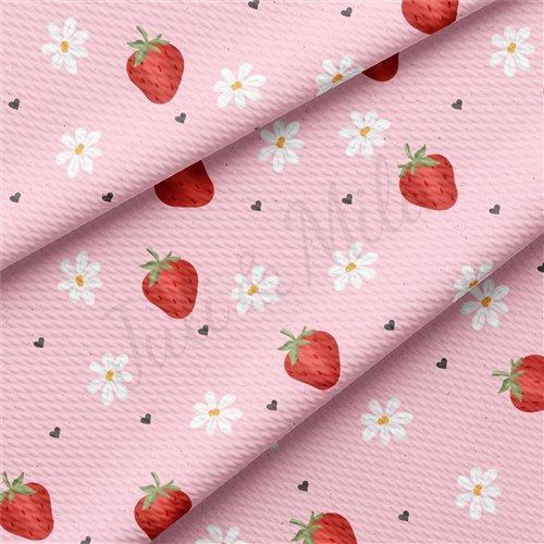 Valentine's Day Liverpool Bullet Textured Stretch Solid Strip Thick Knit Jersey Fabric