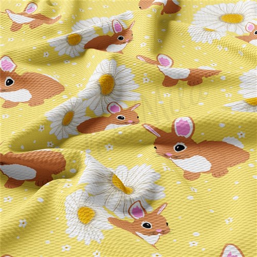 Printed Liverpool Fabric AA2493 Easter  & Get a Free $89.99 Embroidery Bundle
