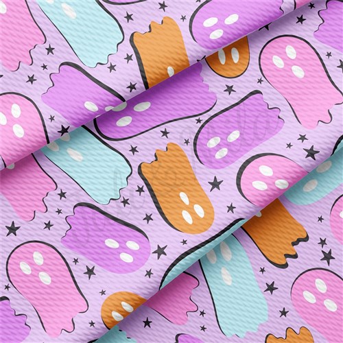 Printed Liverpool Fabric ghost AA1868 & Get a Free $89.99 Embroidery Bundle