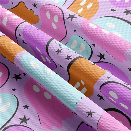Printed Liverpool Fabric ghost AA1868 & Get a Free $89.99 Embroidery Bundle