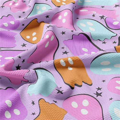 Printed Liverpool Fabric ghost AA1868 & Get a Free $89.99 Embroidery Bundle