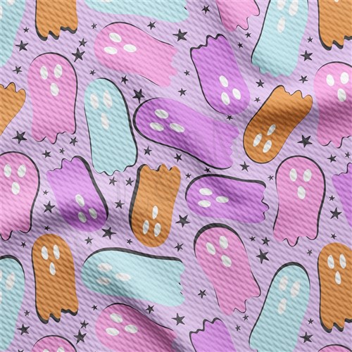 Printed Liverpool Fabric ghost AA1868 & Get a Free $89.99 Embroidery Bundle