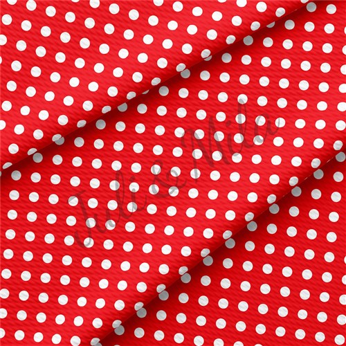 Printed Liverpool Polka Dots Red AA256 & Get a Free $89.99 Embroidery Bundle