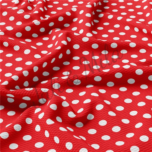 Printed Liverpool Polka Dots Red AA256 & Get a Free $89.99 Embroidery Bundle