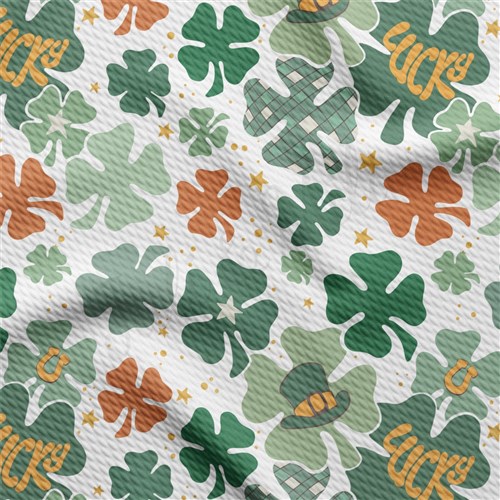 Printed Liverpool Fabric AA2506 St. Patrick's Day  & Get a Free $89.99 Embroidery Bundle