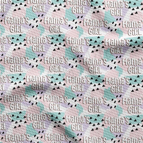 Mama's Girl Printed Liverpool Bullet Textured Stretch Solid Strip Thick Knit Jersey Fabric