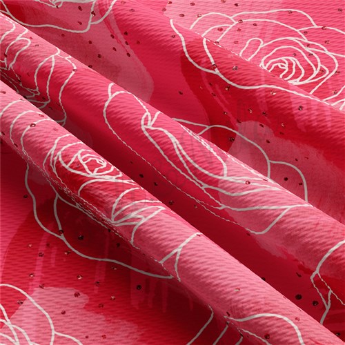 Valentine's Day Liverpool Bullet Textured Stretch Solid Strip Thick Knit Jersey Fabric