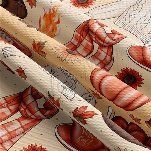 Fall Autumn Liverpool Bullet Textured Stretch Solid Strip Thick Knit Jersey Fabric