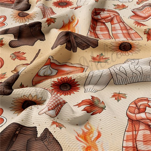Fall Autumn Liverpool Bullet Textured Stretch Solid Strip Thick Knit Jersey Fabric