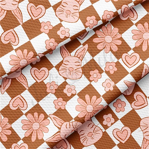 Easter Liverpool Bullet Textured Stretch Solid Strip Thick Knit Jersey Fabric