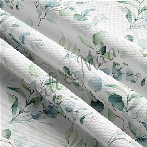 Printed Floral Fabric for Bows Greenery (F11) & Get a Free $89.99 Embroidery Bundle