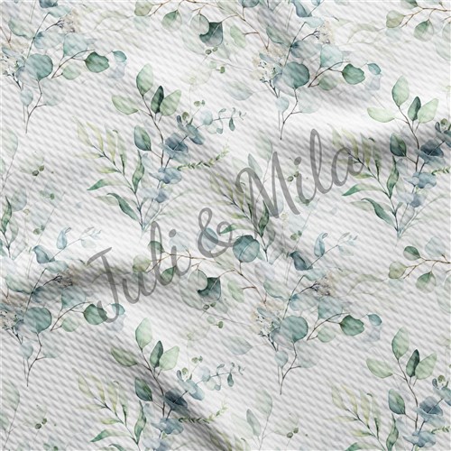 Printed Floral Fabric for Bows Greenery (F11) & Get a Free $89.99 Embroidery Bundle