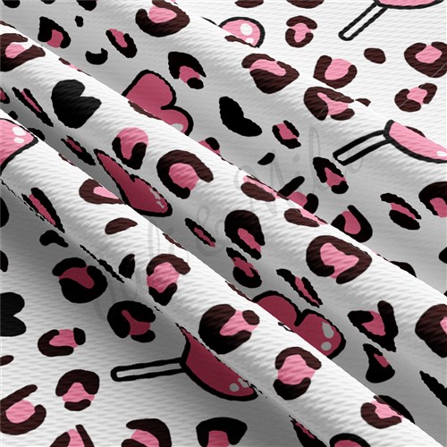 Valentine's Day Printed Liverpool Bullet Textured Stretch Solid Strip Thick Knit Jersey Fabric