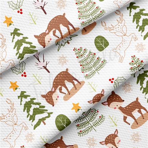 Christmas Printed Liverpool Fabric AA2180 & Get a Free $89.99 Embroidery Bundle