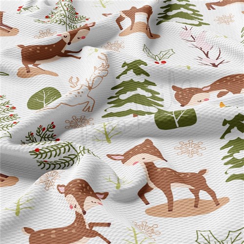 Christmas Printed Liverpool Fabric AA2180 & Get a Free $89.99 Embroidery Bundle