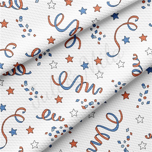 4th of July Patriotic Printed Liverpool Fabric AA2160 & Get a Free $89.99 Embroidery Bundle