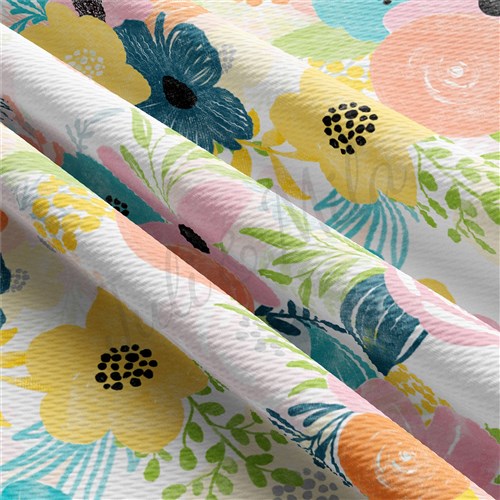 Floral Bullet Printed Liverpool 4Way AA1471 & Get a Free $89.99 Embroidery Bundle