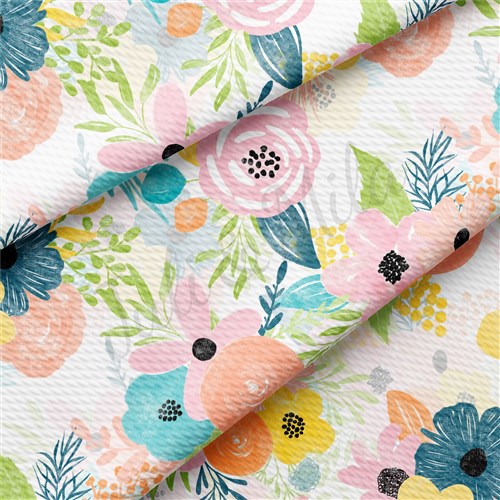 Floral Bullet Printed Liverpool 4Way AA1471 & Get a Free $89.99 Embroidery Bundle