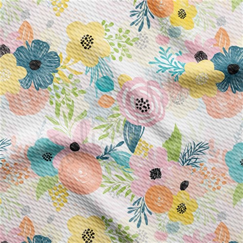 Floral Bullet Printed Liverpool 4Way AA1471 & Get a Free $89.99 Embroidery Bundle