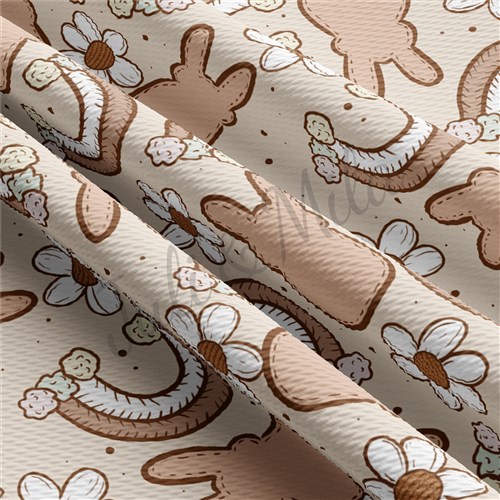 Easter Easter64 Liverpool Bullet Textured Stretch Solid Strip Thick Knit Jersey Fabric