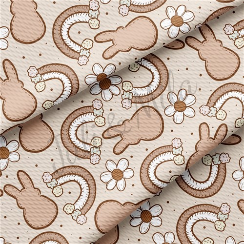 Easter Easter64 Liverpool Bullet Textured Stretch Solid Strip Thick Knit Jersey Fabric
