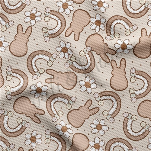 Easter Easter64 Liverpool Bullet Textured Stretch Solid Strip Thick Knit Jersey Fabric